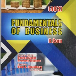 AIOU Key Book Fundamentals Of Business Code 463 In English